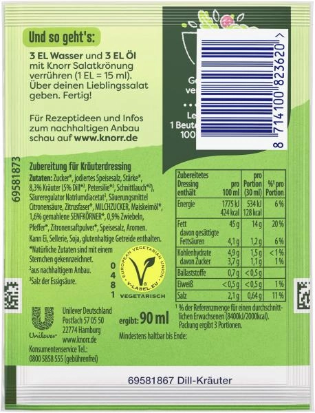 Knorr Salatkrönung Dill-Kräuter