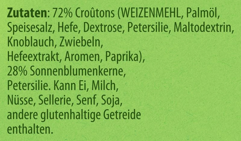 Knorr Salatkrönung Croutinos mit Sonnenblumenkernen
