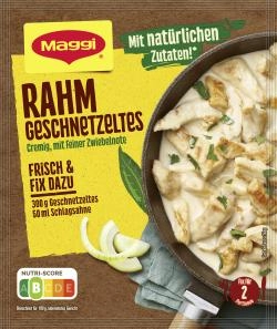 Maggi Fix für Rahm Geschnetzeltes