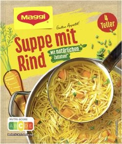 Maggi Guten Appetit Suppe mit Rind