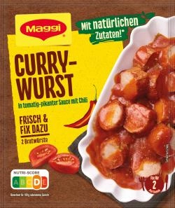 Maggi Fix für Currywurst