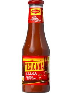 Maggi Texicana Salsa, Pikante Scharfe Chili und Tomaten Sauce, Würzsauce