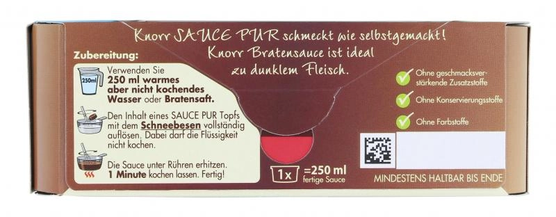 Knorr Sauce Pur Sauce zu Braten