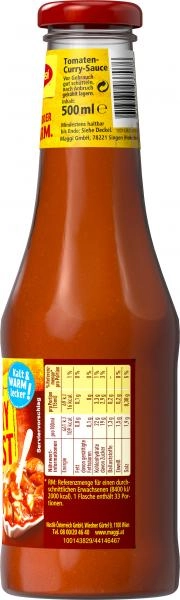 Maggi Internationale Würzsauce Sauce für Currywurst mit Chili