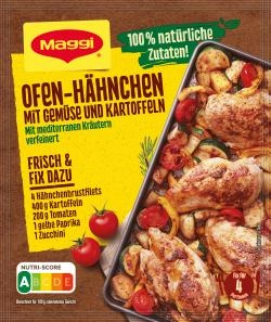 Maggi Fix Natürlich & Bewusst Hähnchen mit Gemüse & Kartoffeln