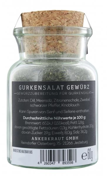 Ankerkraut Gurkensalat Gewürz