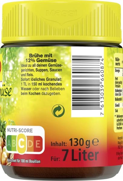 Maggi Gartengemüse Bouillon