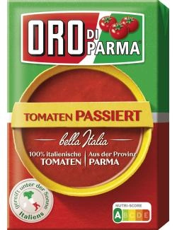 Oro di Parma Tomaten passiert