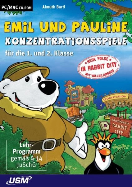 Emil und Pauline: Konzentrationsspiele für die 1. und 2. Klasse (PC+MAC)