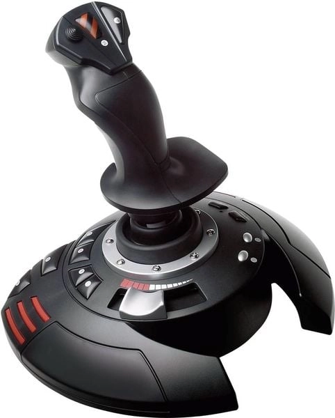 THRUSTMASTER Joystick T-Flight Stick X USB für PC und PS3, schwarz