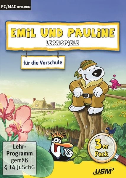 Emil und Pauline 3 in 1 Bundle - Lernspiele für die Vorschule (PC+Mac)