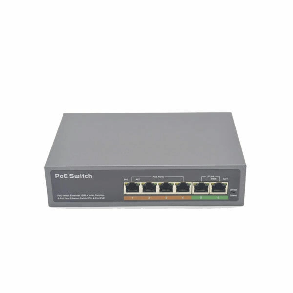 PS204 POE Switch 4-fach 100Mbit