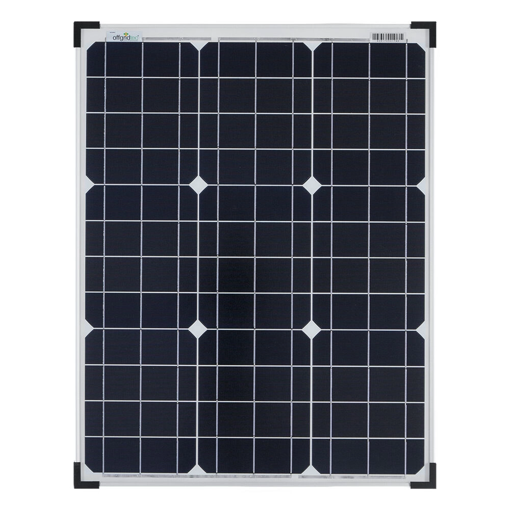 Offgridtec® 50W 12V Solarpanel Mono