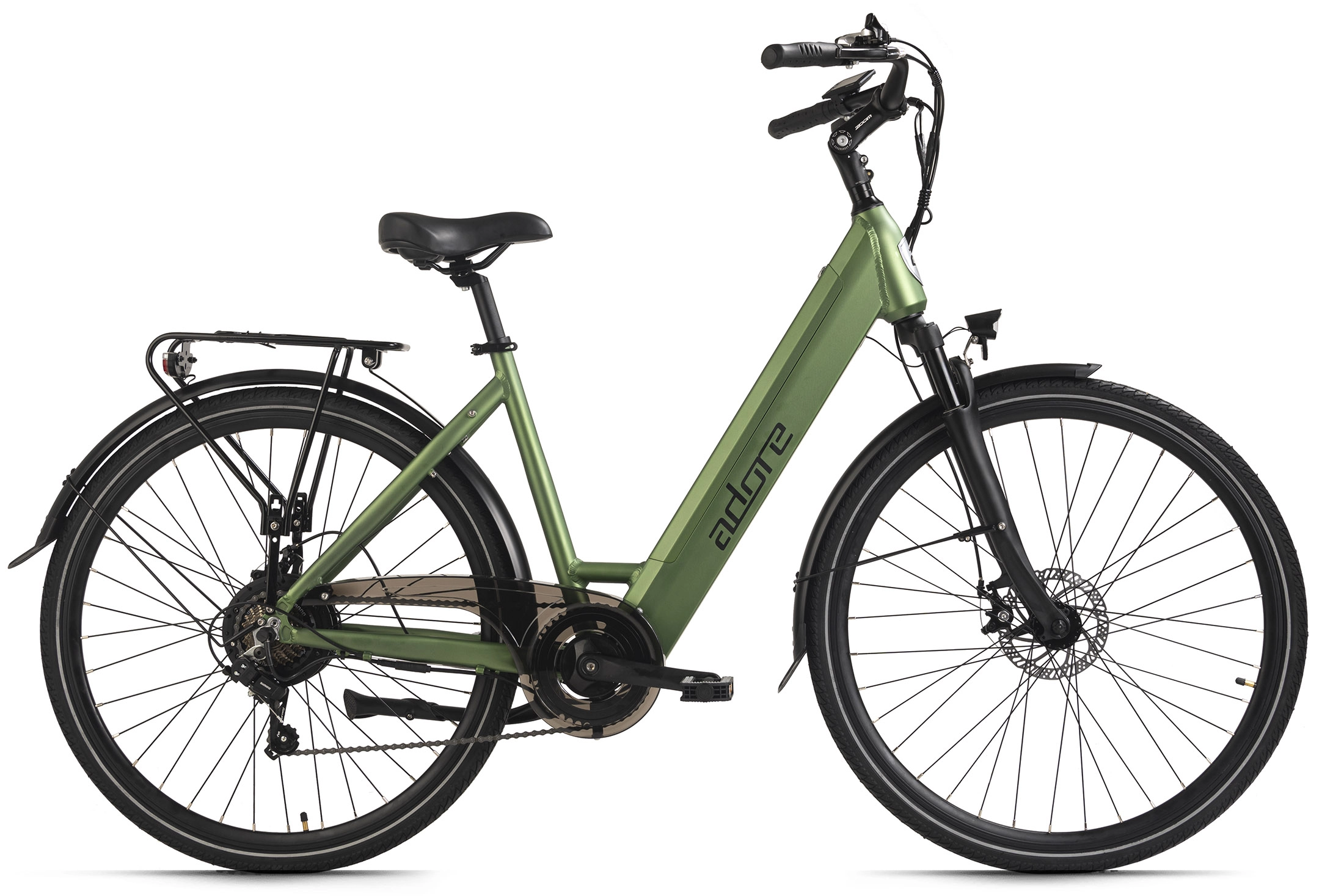 Adore E-Citybike CV-180 28&quot; Maigrün matt