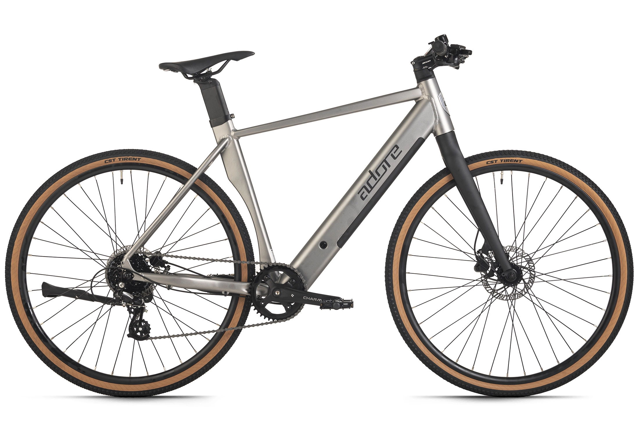 Adore E-Urban Bike UBR-770 28&quot; Stahlgrau matt