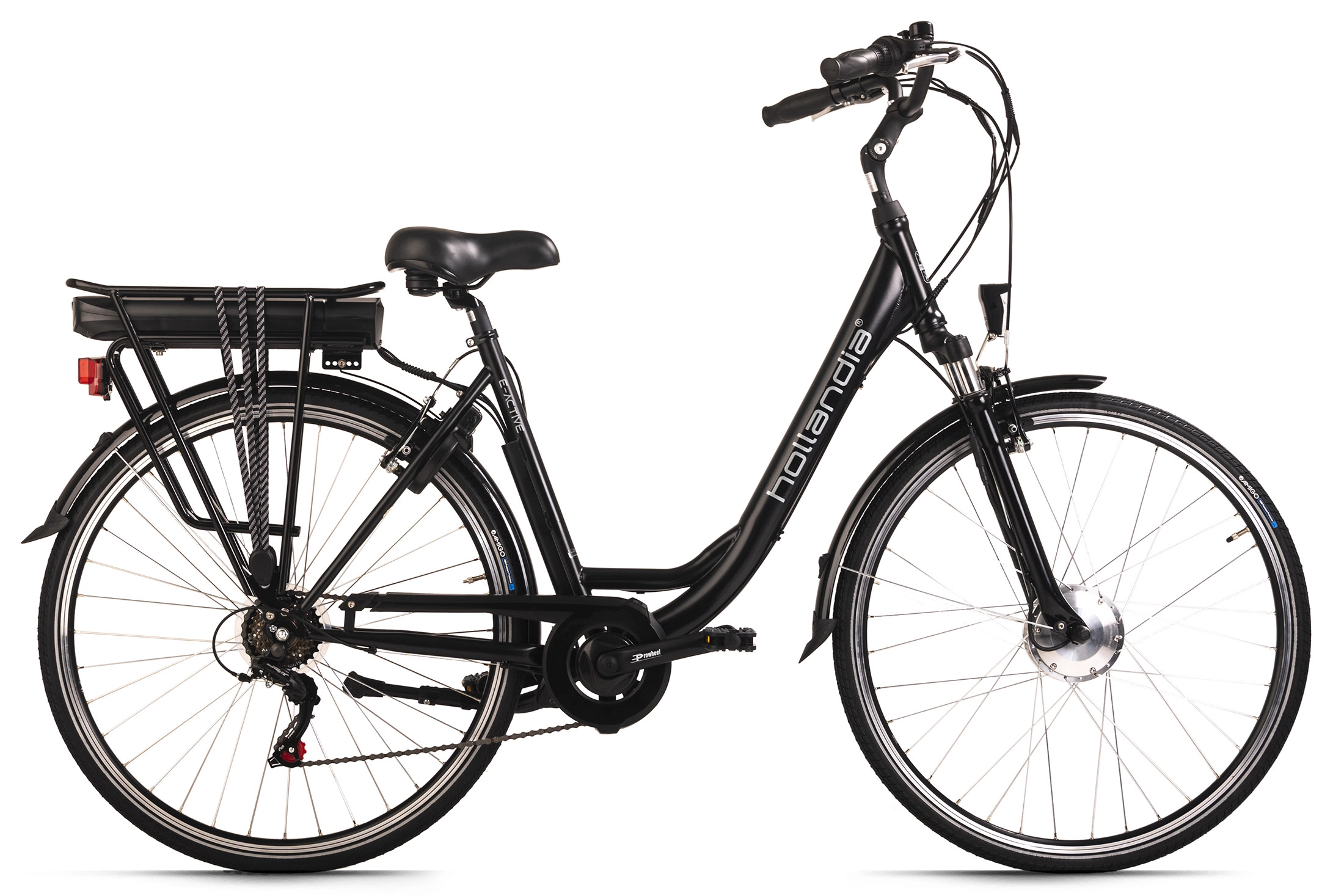 Hollandia E-Citybike E-Active 28&quot; schwarz