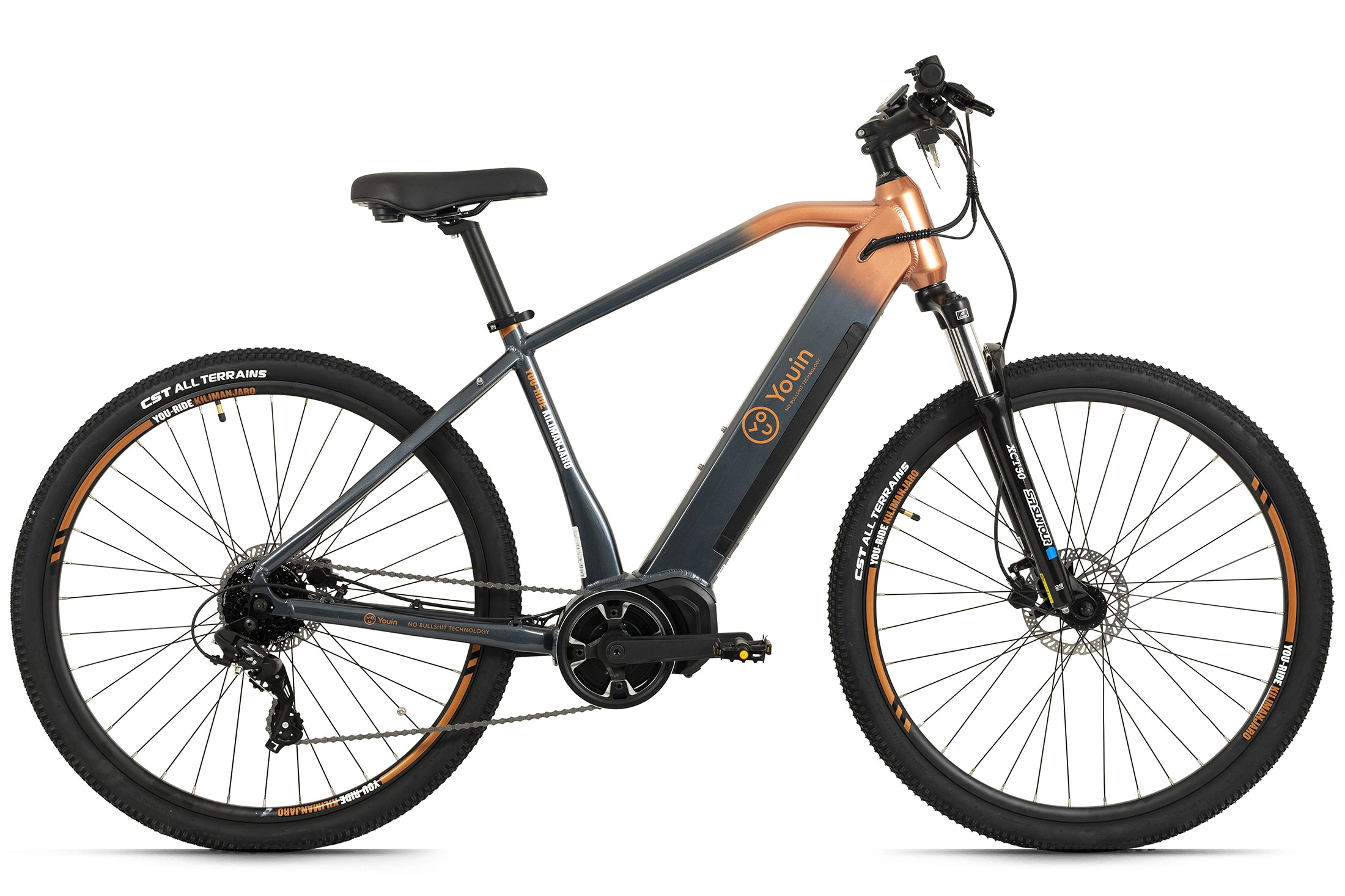 TOTEM E-MTB  Youin FJ-M 29&quot; Stahlgrau-Orange