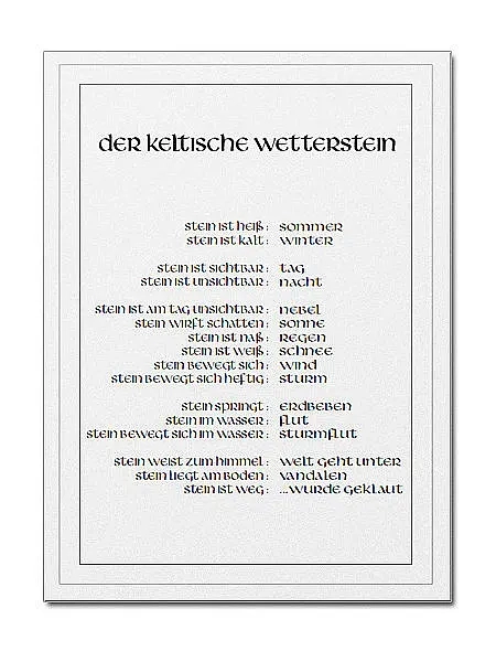 Schild für Wetterstein im DIN A4-Format
