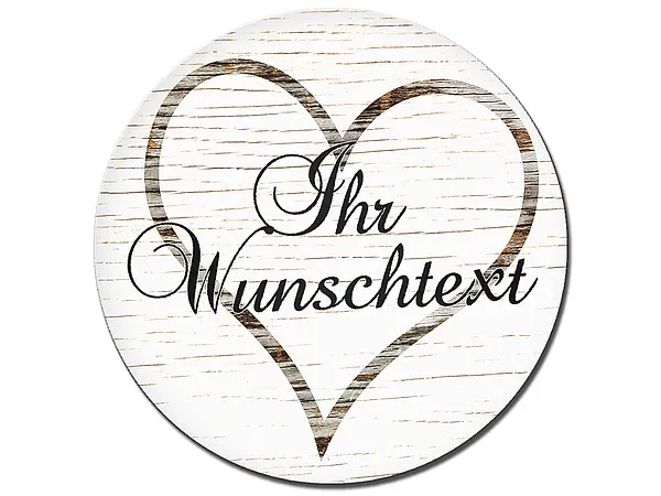 Hochzeitsgeschenk Vintage Schild mit Wunschtext
