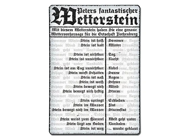 Wetterstein Vintage Stil mit Wunschtext