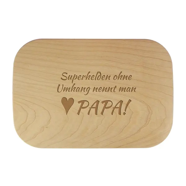 Gravur auf Schneidebrett - Für den besten Papa 28x19 cm