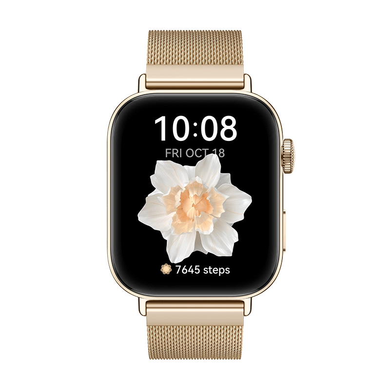 HUAWEI WATCH FIT 3 Gold, goldenes Milanaise-Armband