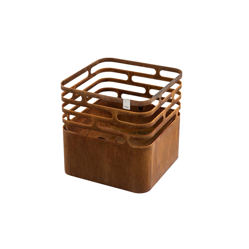 Höfats CUBE Feuerkorb Corten