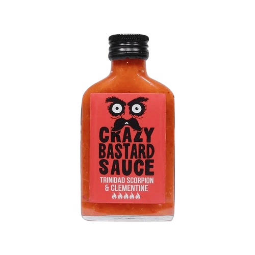 Crazy Bastard Sauce Trinidad Scorpion & Clementine