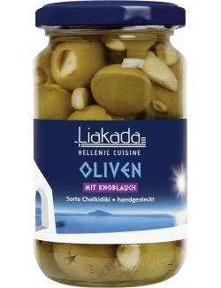 Liakada Oliven mit Knoblauch