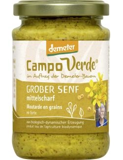 Campo Verde Demeter Grober Senf mittelscharf