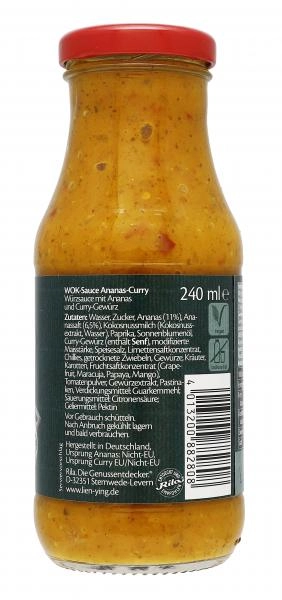 Lien Ying Asian-Spirit Wok-Sauce Ananas-Curry