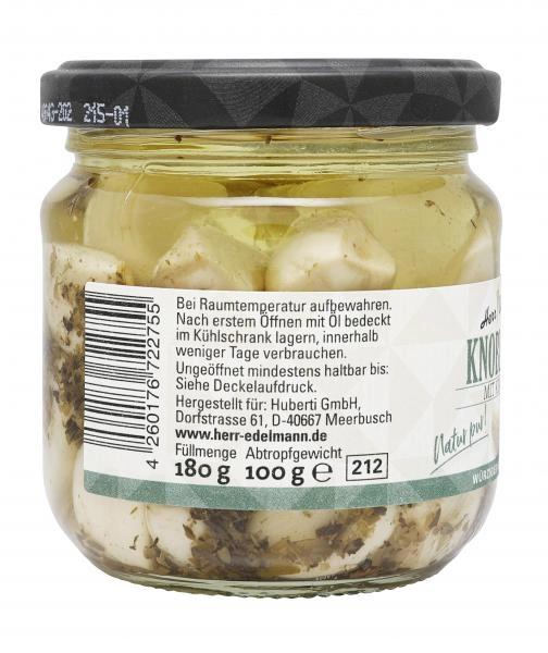 Herr Edelmann Knoblauch in Kräutermarinade