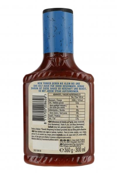 Bull's Eye Steakhouse Paprika BBQ Sauce