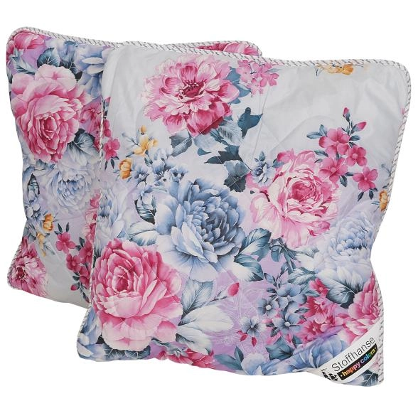 Stoffhanse Kissen 80 x 80 cm, 2er Set floral