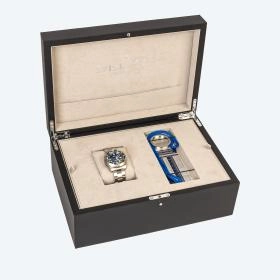 DELMA Taucheruhr "Quattro" Automatik blau