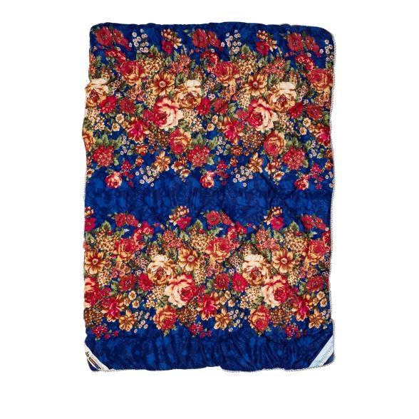 Stoffhanse Steppdecke 155x220 floral blau