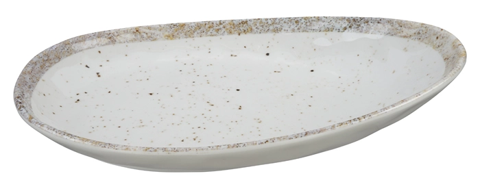 Tokyo Design Studio - Melamine Earthware - Weißer Speiseteller - 28,4 x 19 x 5,1 cm