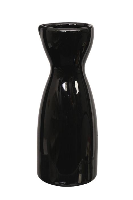 Schwarze Sake Flasche - Schwarze Serie - 13,5 cm 120 ml