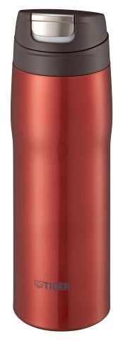 Rote Thermosflasche Tiger - 6,6 x 7,2 x 21,8 cm 480 ml