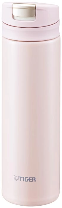 Pinke Thermosflasche Tiger - 5,8 x 19,8 cm 300ml