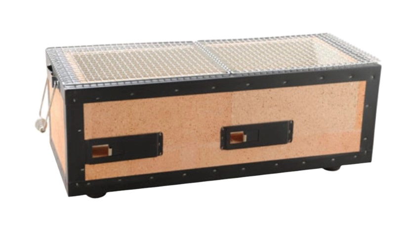 Konro Grill mit Netz - 54 x 23 x 20 cm