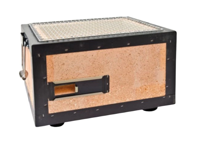 Konro Grill mit Netz - 31 x 23 x 20 cm