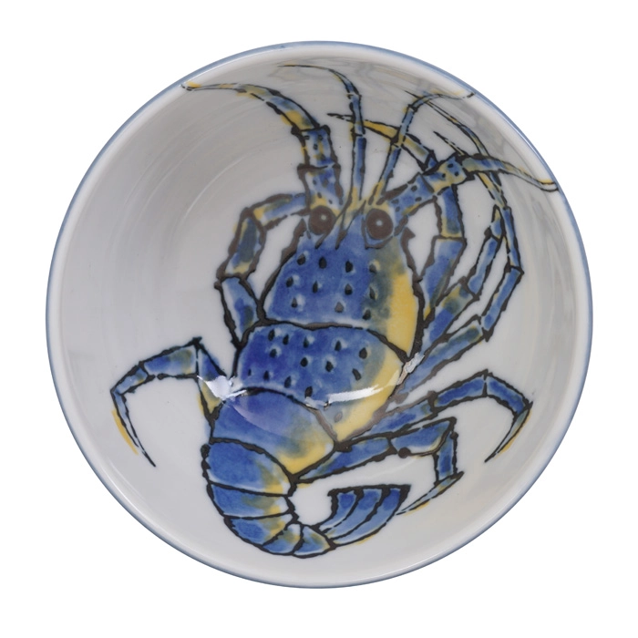 Blaue Schale - Seafood - 13,2 x 6,8 cm 500 ml