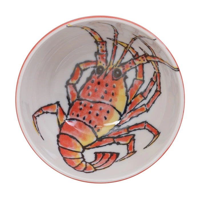 Rote Schale - Seafood - 13,2 x 6,8 cm 500 ml