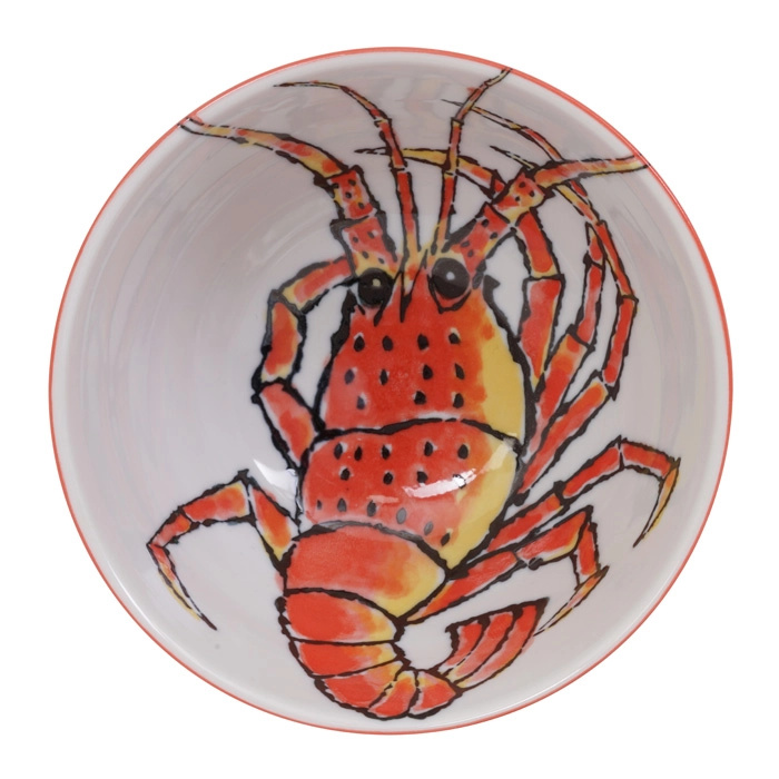 Rote Schale - Seafood - 11,2 x 7,2 cm 250 ml