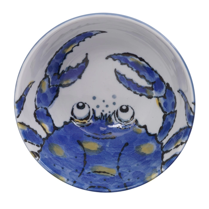 Blaue Schale - Seafood - 11,2 x 7,2 cm 250 ml
