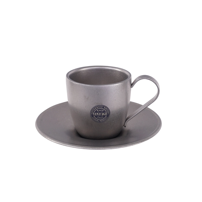 Kaffeetasse und Untertasse - Vintage - 100ml