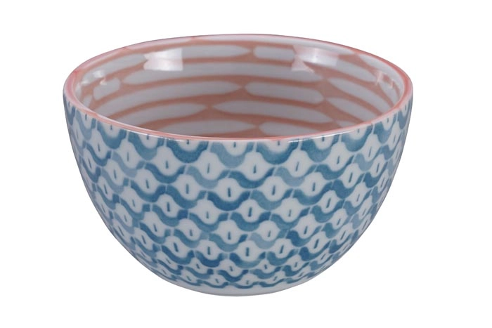 Tokyo Design Studio - Mixed Bowls - Blau/Rosa Schüssel - 12,7 x 7 cm 500ml