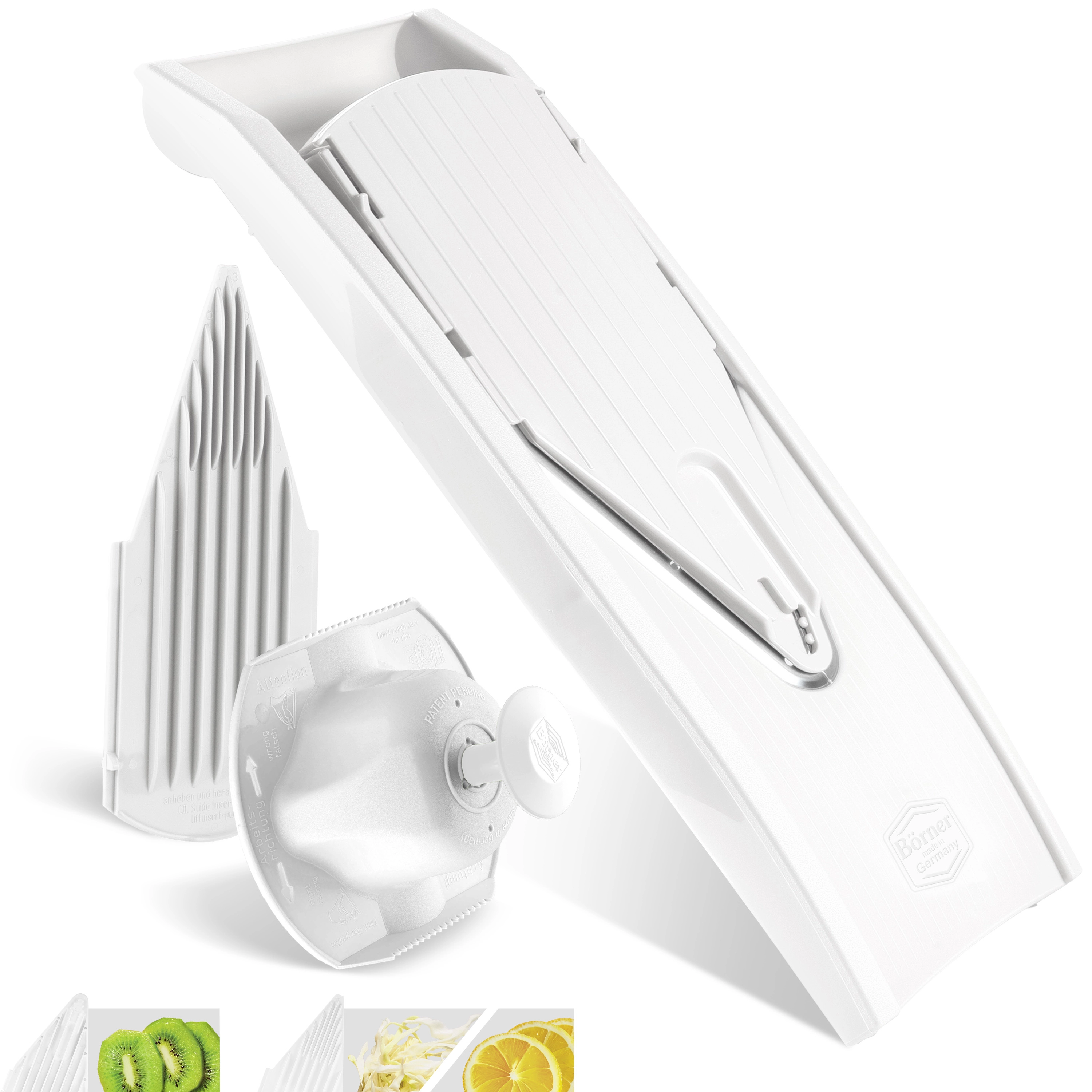 Börner Gemüsehobel V1 ClassicLine Basis Set - Weiß