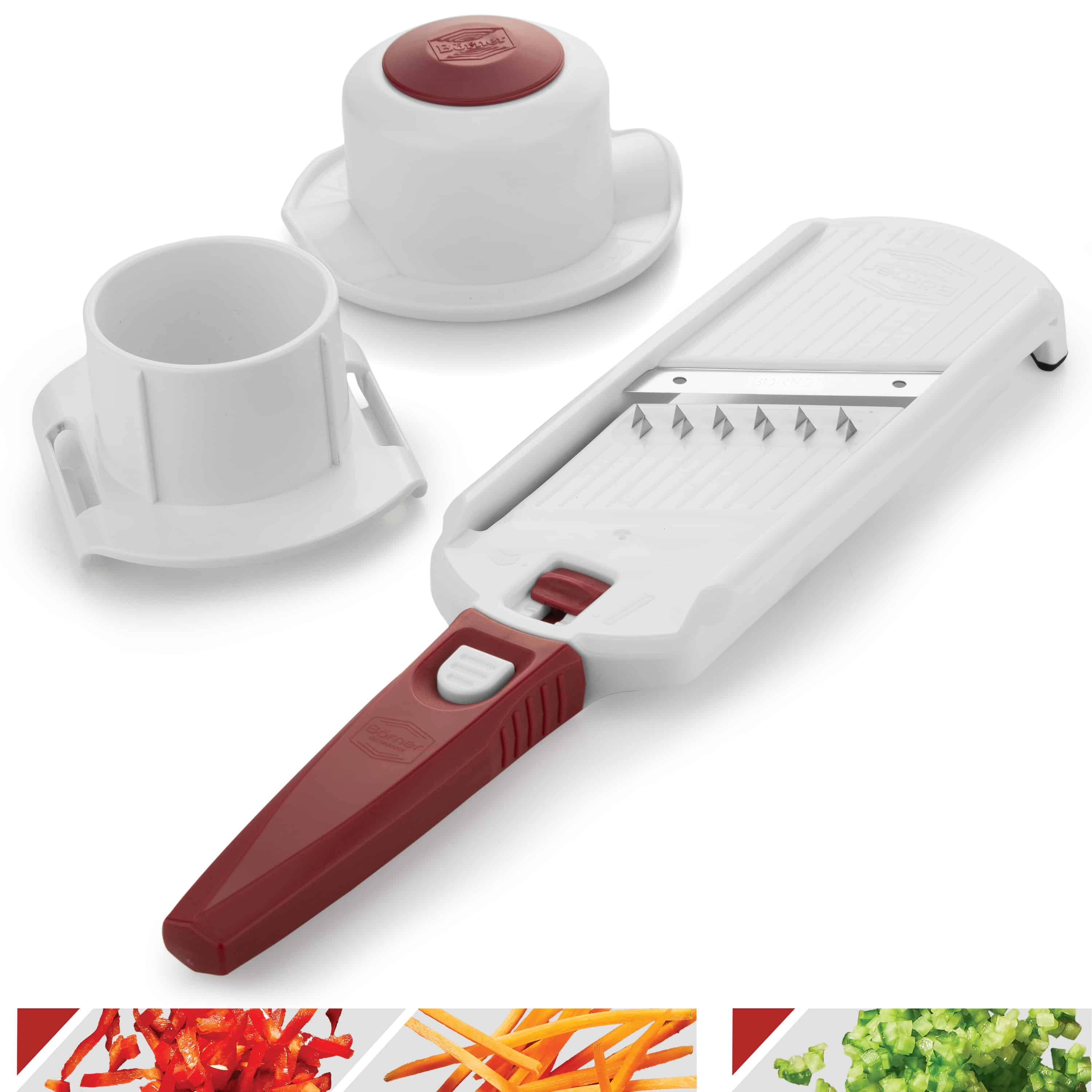 Börner Multi Dicer Julienne Gemüseschneider - Weiß